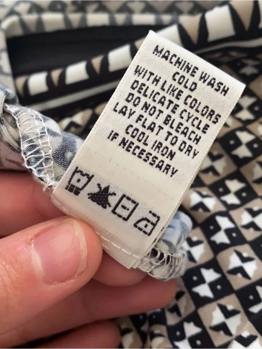 Max Studio Neutral Print Mini Skirt - Picture 8 of 8